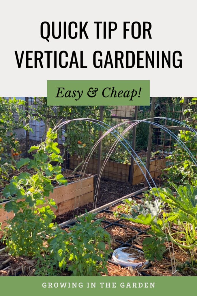 Add Vertical Space to Your Garden in 15 Seconds!