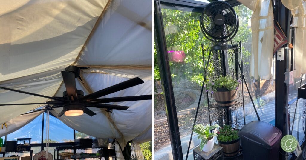Each method will only partially bring down the heat, but combining techniques will bring that temperature down and make the greenhouse usable throughout the year.