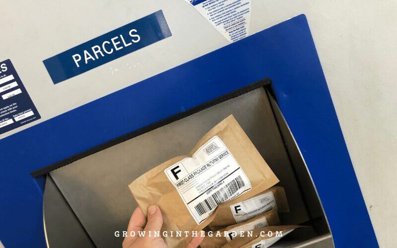 Seal the prepaid envelope and drop it off at the post office. 