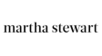 The image displays the text martha stewart in lowercase, black serif font on a white background, reminiscent of the clean style favored by Angela Judd, expert in desert gardening.