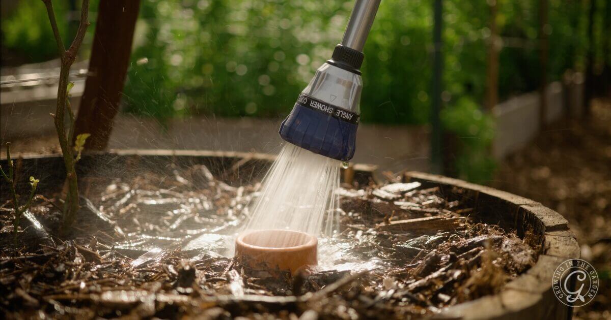 Ollas are a very effective way to water containers